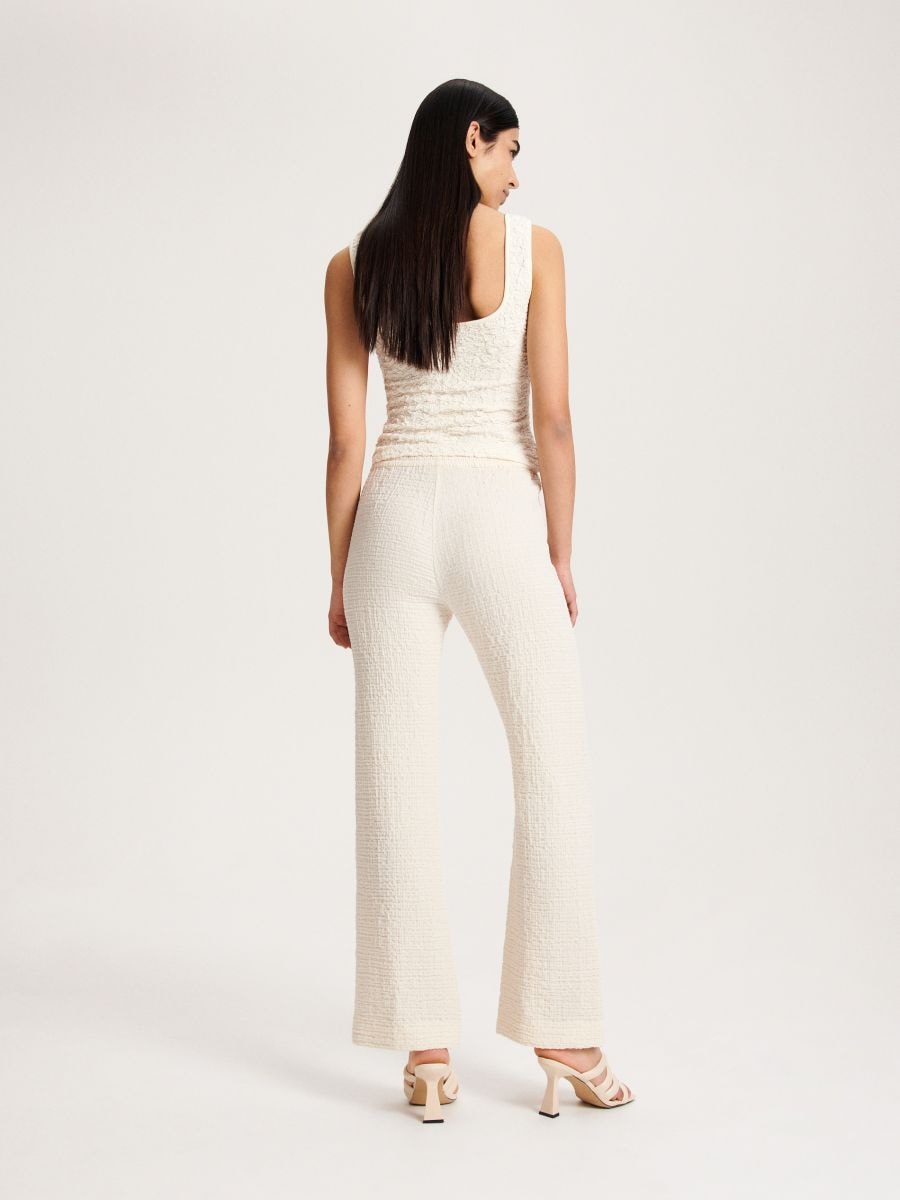 Muslin trousers - cream - RESERVED - 3