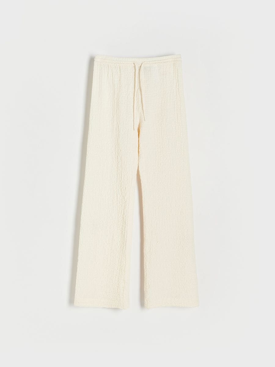 Muslin trousers - cream - RESERVED - 5
