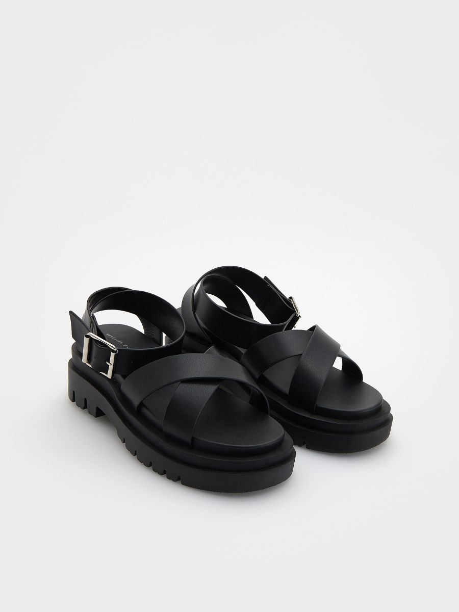 Sandals with buckle - black - RESERVED - 2