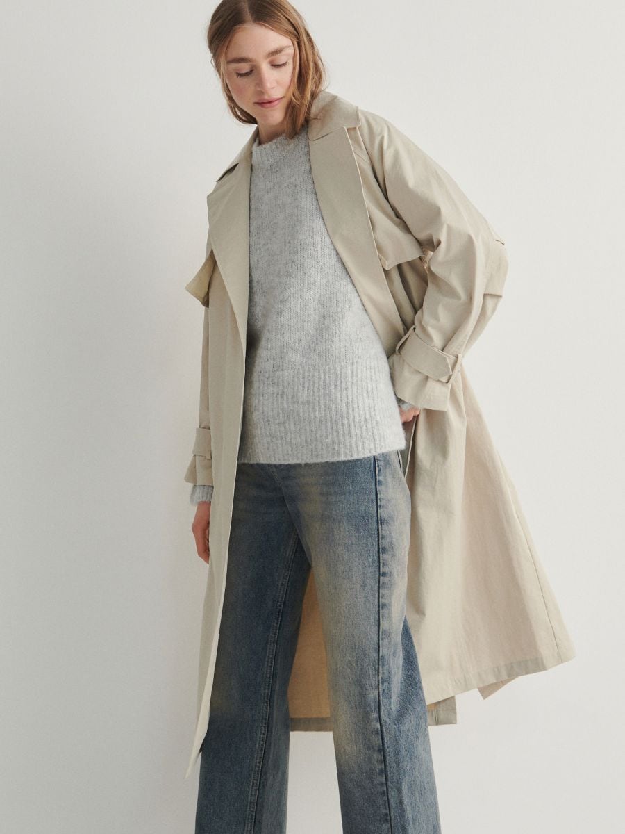 Jumper in alpaca blend - light grey - RESERVED - 2