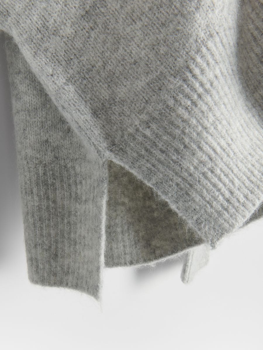 Jumper in alpaca blend - light grey - RESERVED - 4