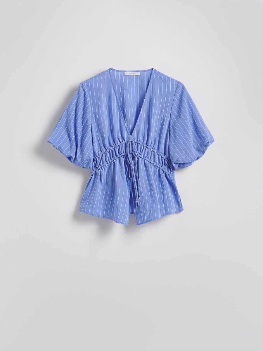 Stripe blouse - blue - RESERVED - 6
