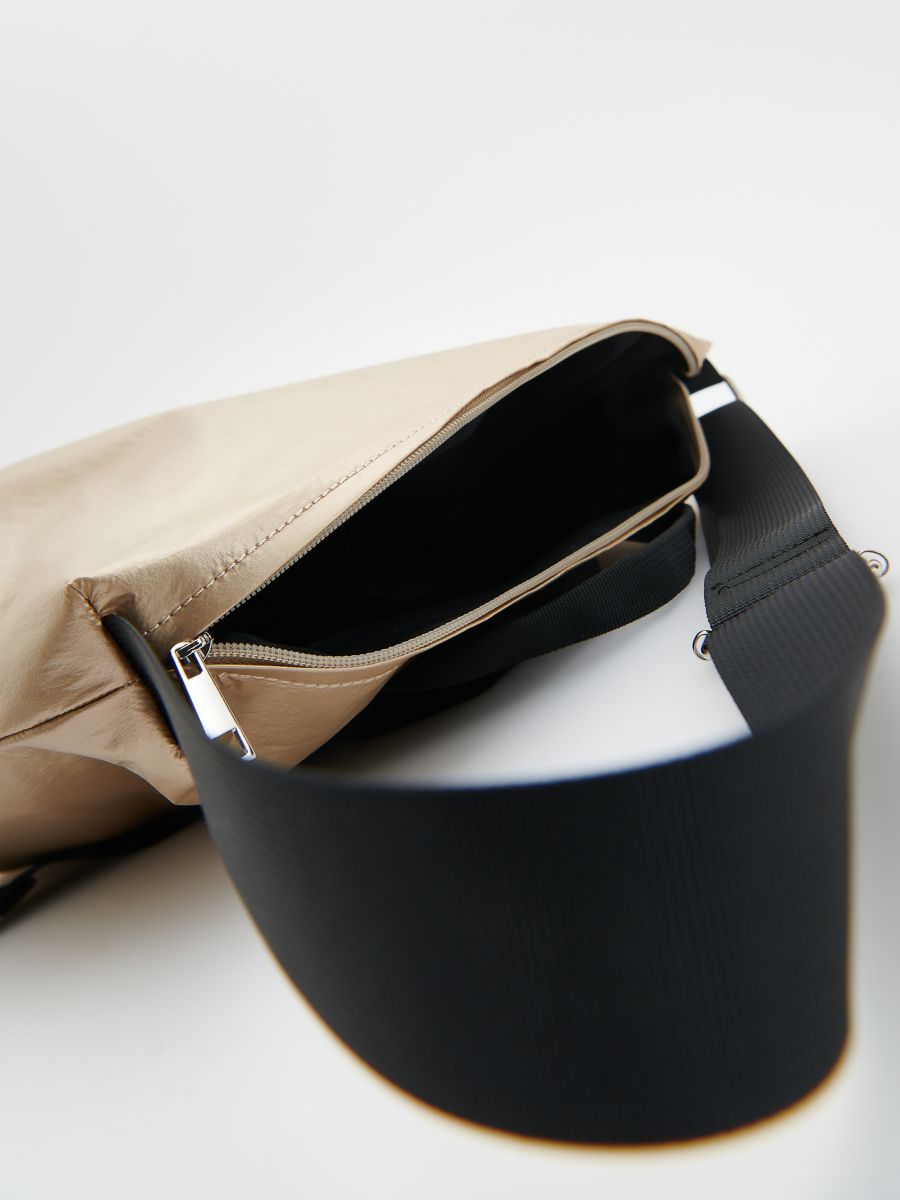 Backpack with handle - golden - RESERVED - 3