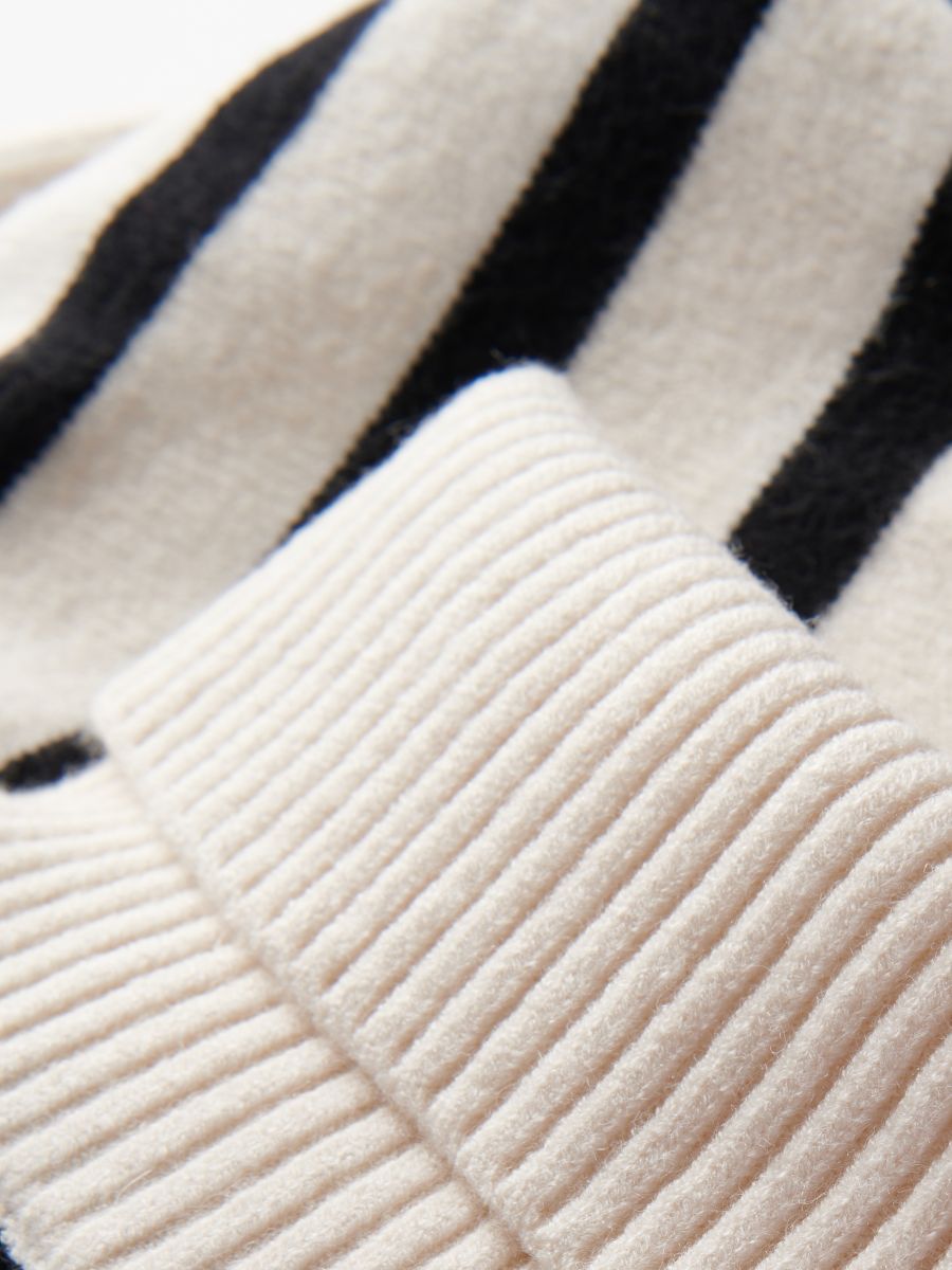 Striped turtle-neck - multicolor - RESERVED - 5