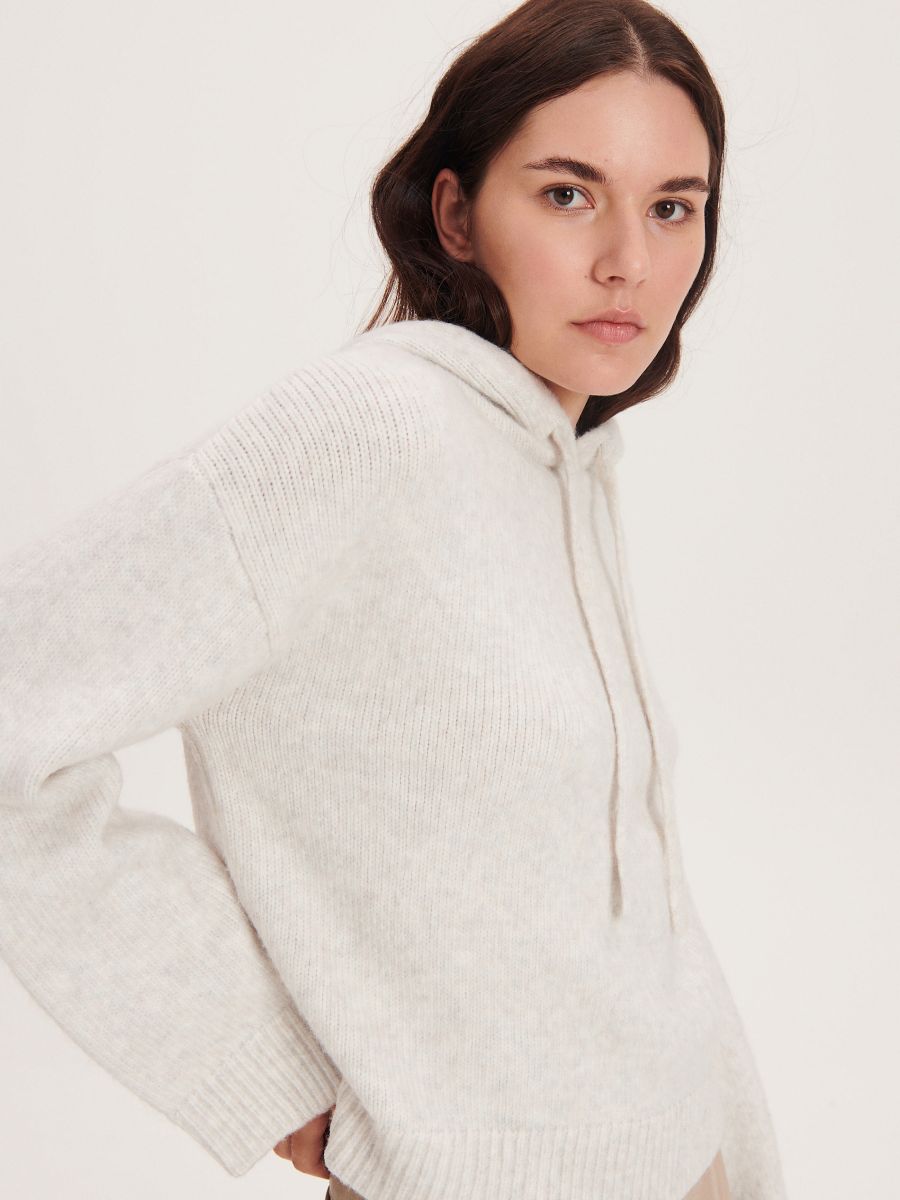 Pull à capuche - Beige - RESERVED - 3