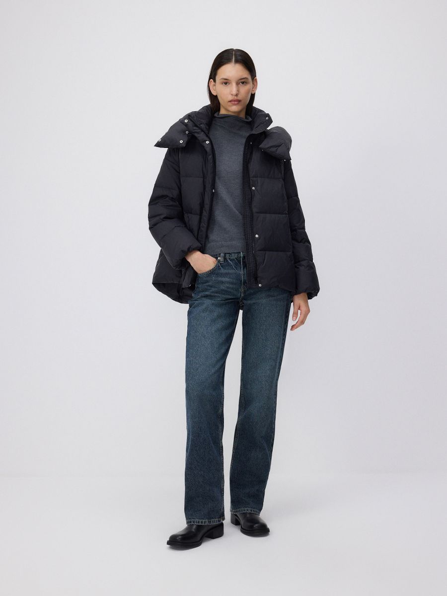 Oversize down-filled jacket - black - RESERVED - 4