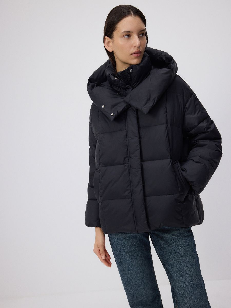 Oversize down-filled jacket - black - RESERVED - 2