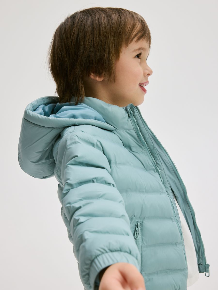 Jacket with warm lining - pale blue - RESERVED - 5