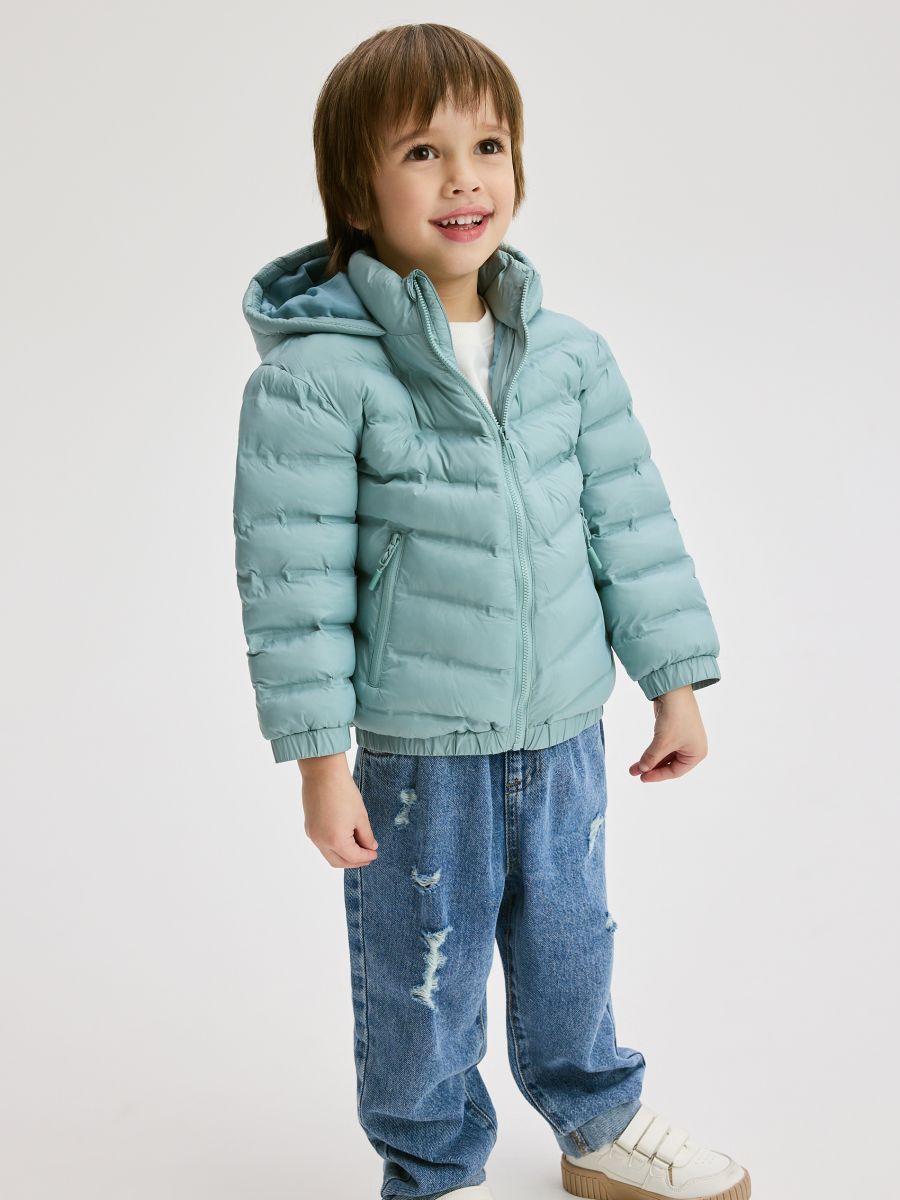 Jacket with warm lining - pale blue - RESERVED - 6