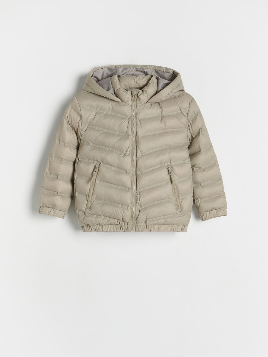 Jacket with warm lining - beige - RESERVED - 2