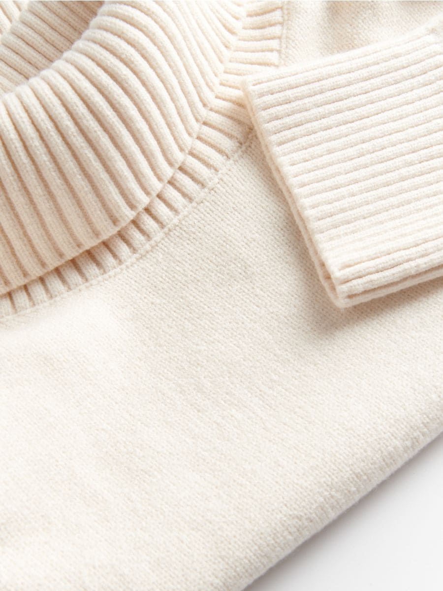 Turtleneck jumper - nude - RESERVED - 6