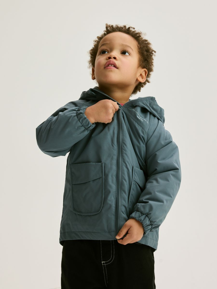 4s4ki C4” Full-zip parka [blown] 着用 XL Długa pikowana kurtka z kapturem Kolor czarny - RESERVED