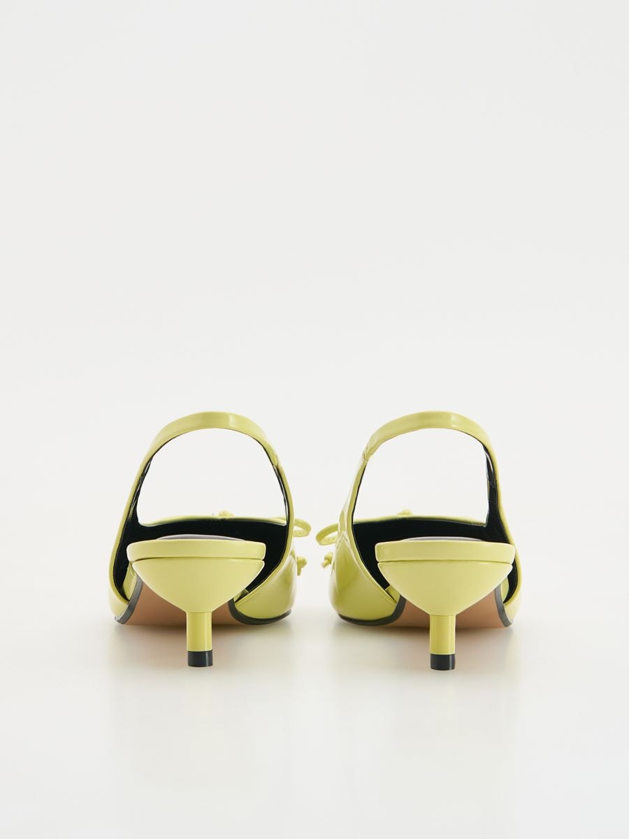 Pumps with bow details - light yellow - RESERVED - 3