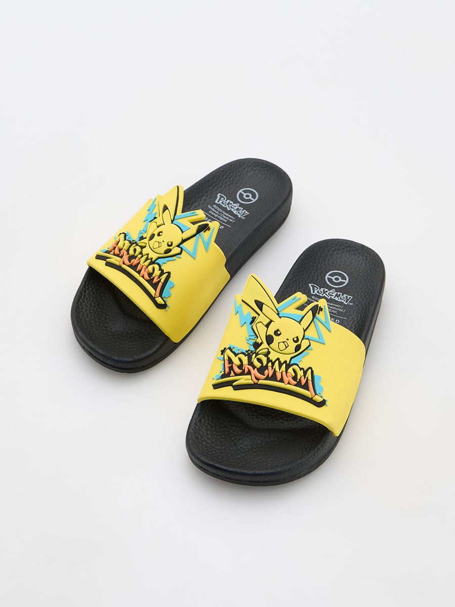 BOYS` STRAPPY SANDALS - ΜΑΥΡΟ - RESERVED