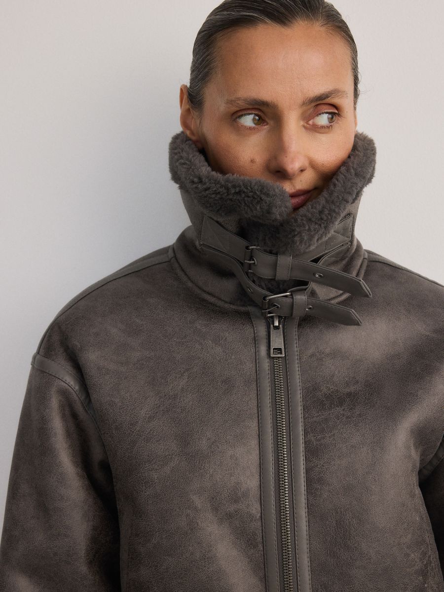 LADIES` OUTER JACKET - svetlo siva - RESERVED - 3
