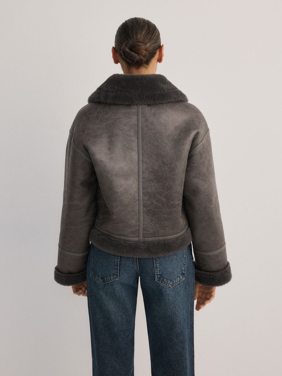 LADIES` OUTER JACKET - svetlo siva - RESERVED - 4