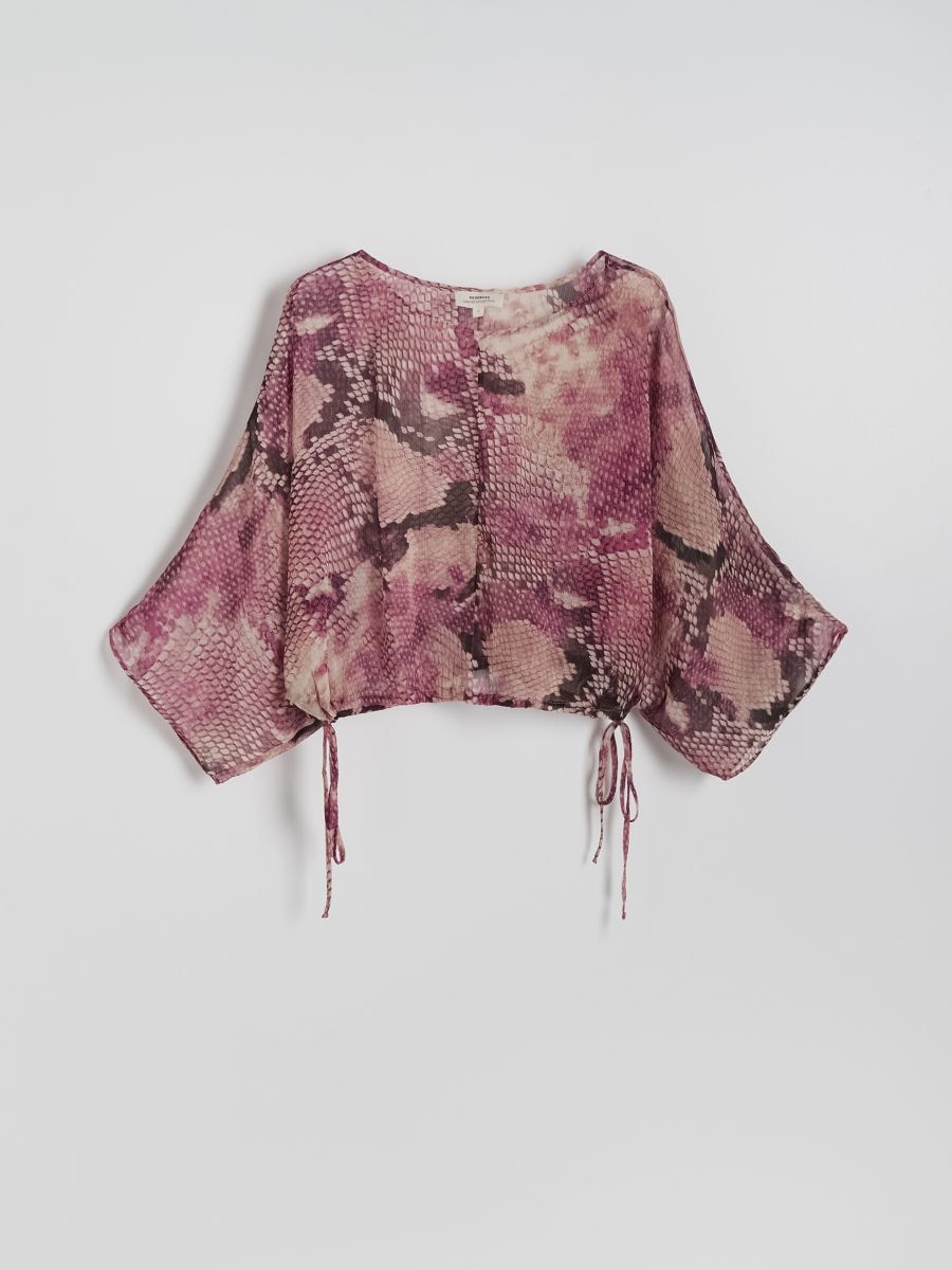 Animal pattern blouse - multicolor - RESERVED - 6