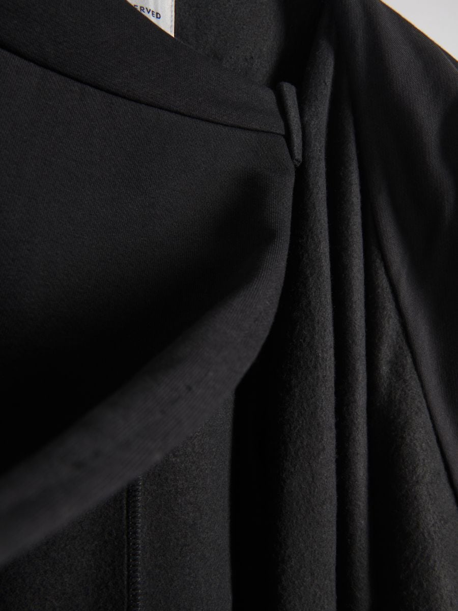 Hoodie with large hood - black - RESERVED - 6