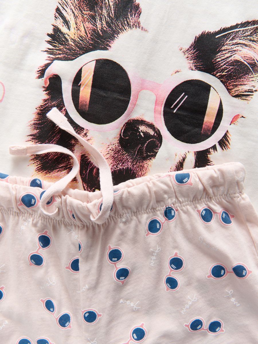 Two piece printed pyjama set - pastel pink - RESERVED - 2