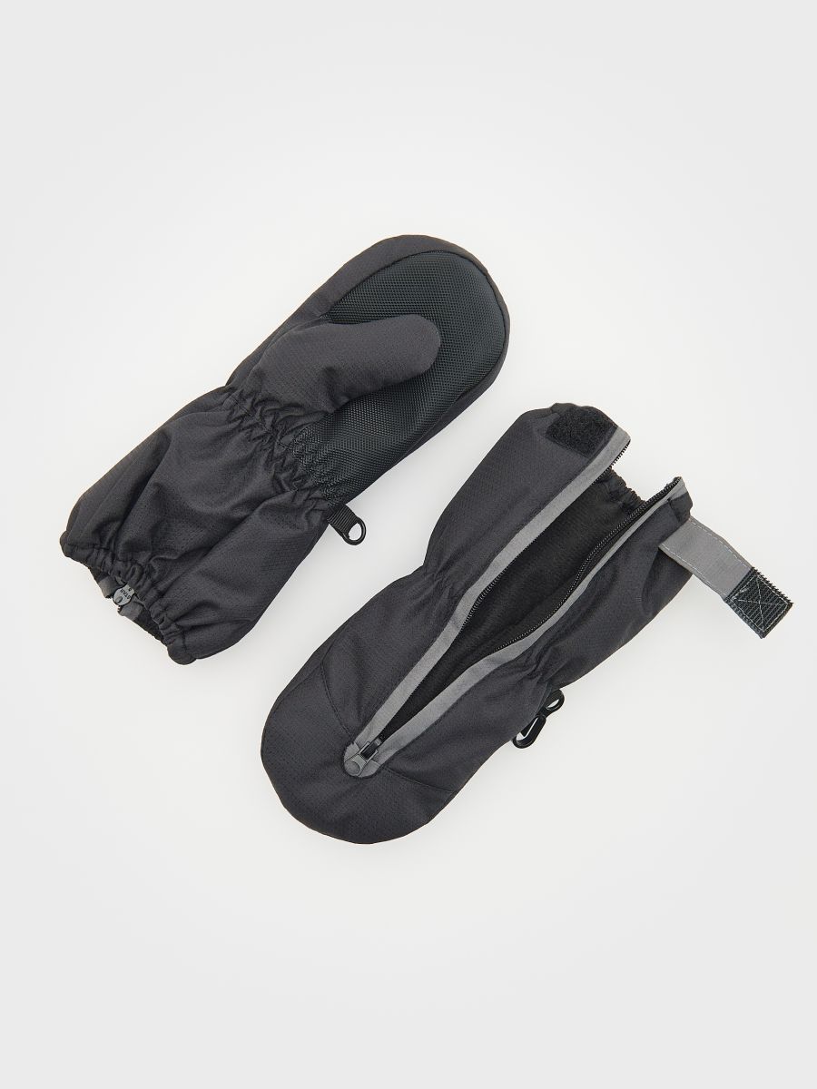 Insulated mittens - black - RESERVED - 2