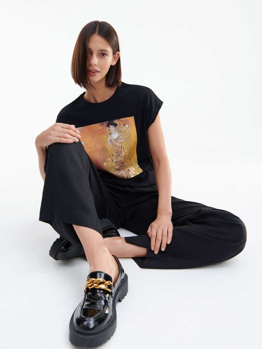 T-särk regular fit - must - RESERVED - 3