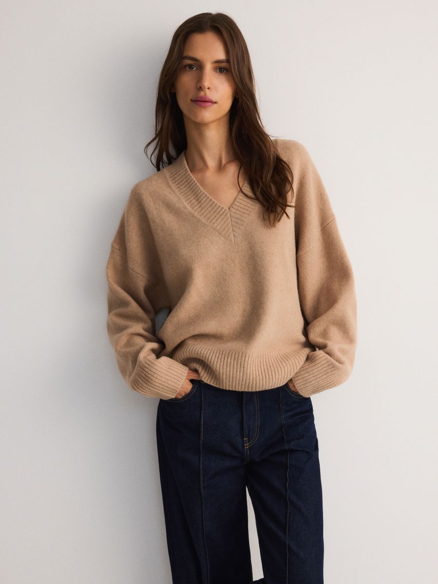 Pull oversize - Beige - RESERVED - 2