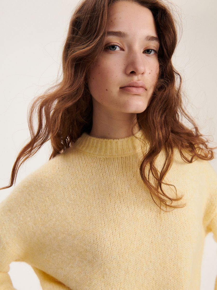 Oversized jumper - light yellow - RESERVED - 3