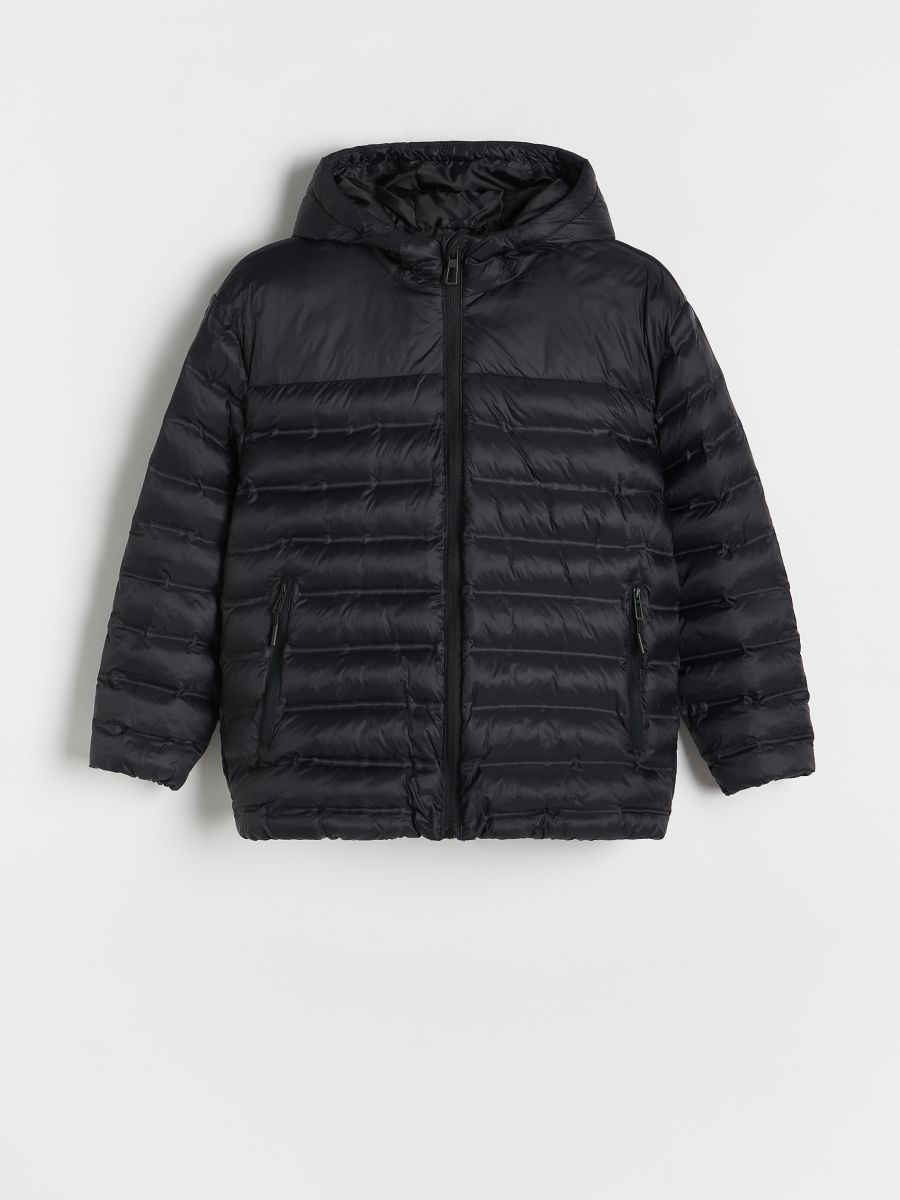 Jacke mit kontrastierenden Einsätzen - schwarz - RESERVED