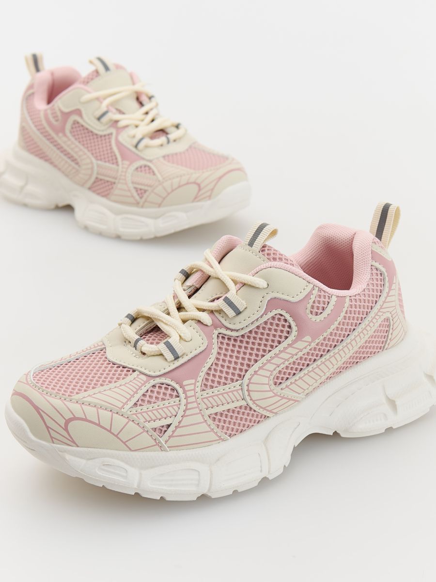 Dusty rose tennis shoes on sale