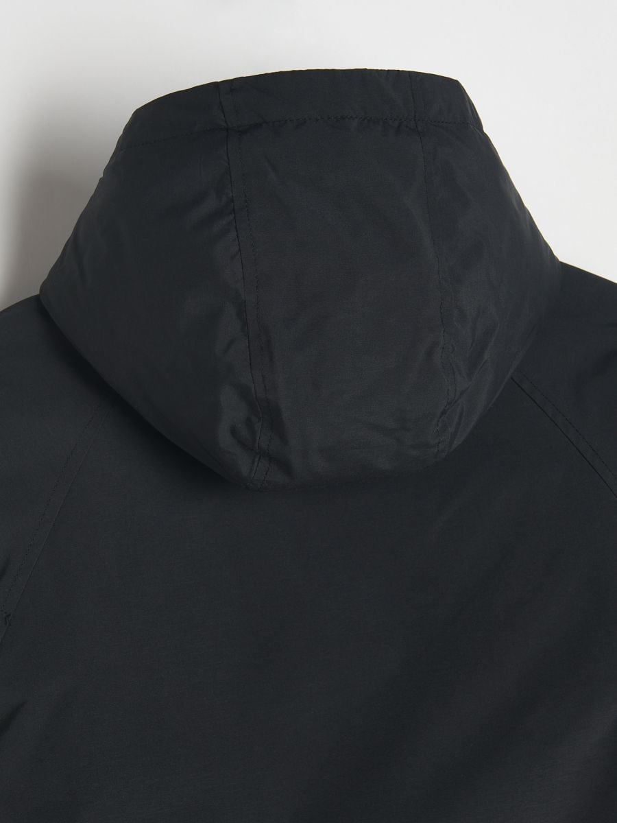 Oversize hooded jacket - black - RESERVED - 4