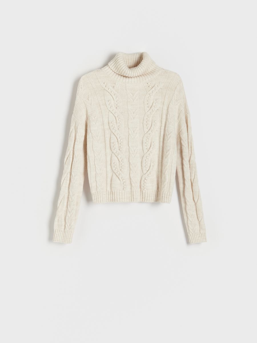 Rollkragenpullover - beige - RESERVED - 3