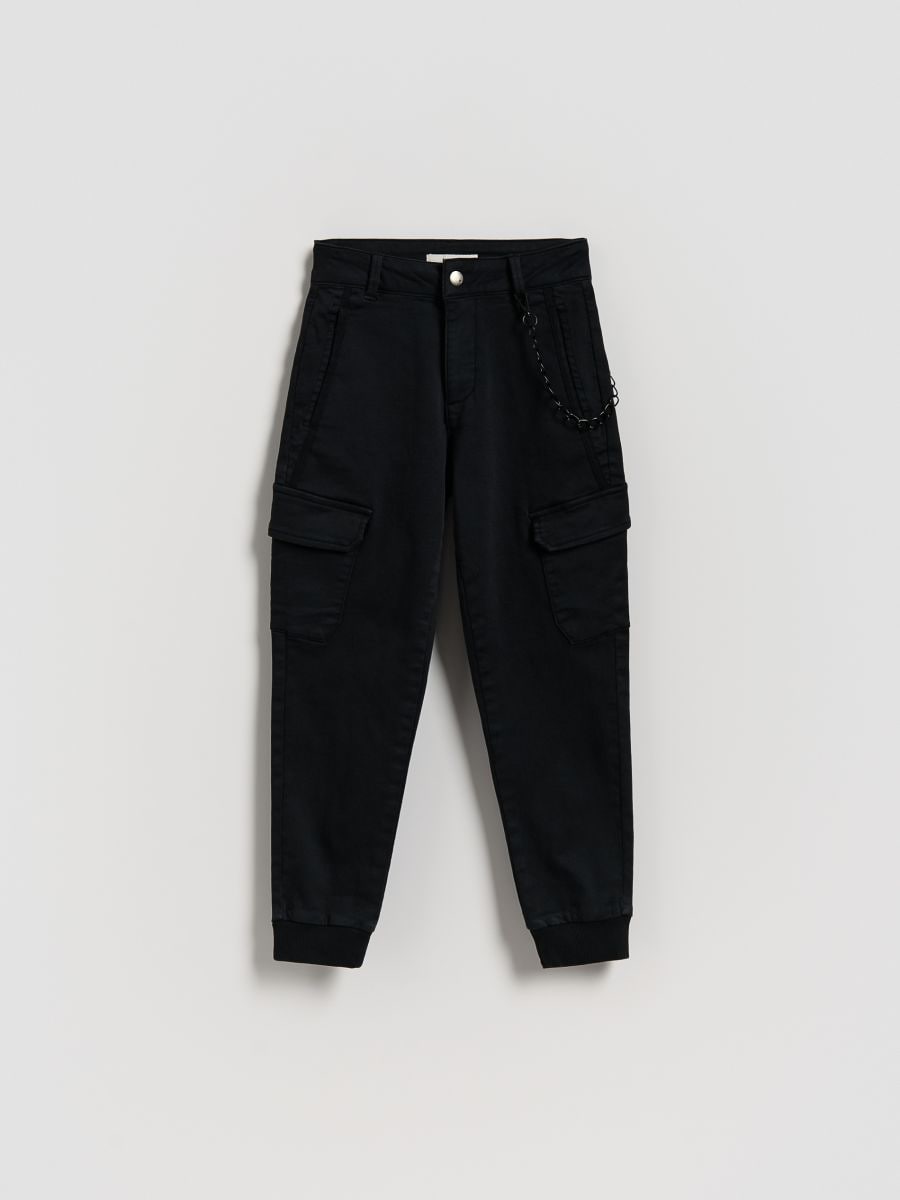 Joggers with chain - black - RESERVED