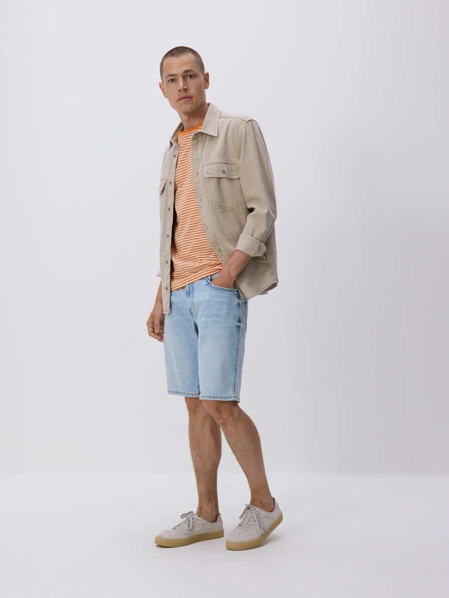 Denim-Shorts im Slim-Fit - blau - RESERVED