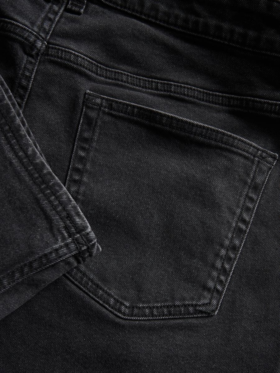 Regular denim shorts - black - RESERVED - 2