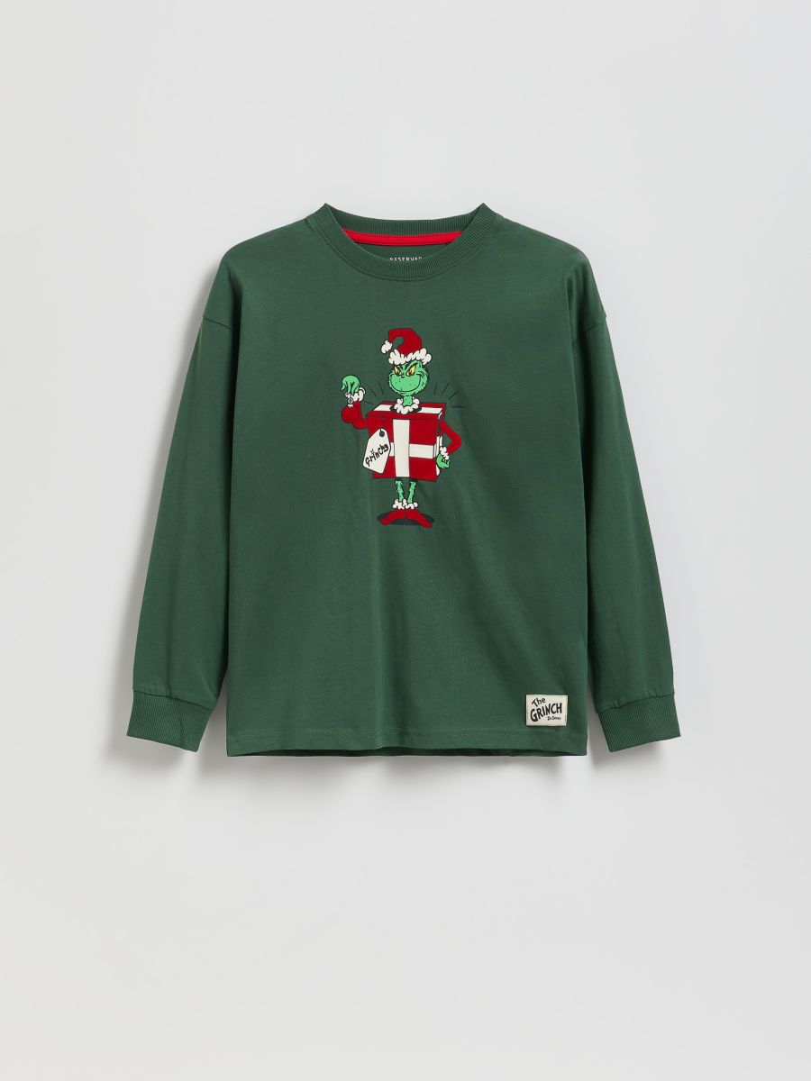Camiseta de manga larga Grinch - vert foncé - RESERVED