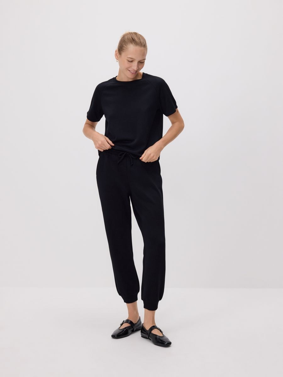 Modal sweatpants - black - RESERVED