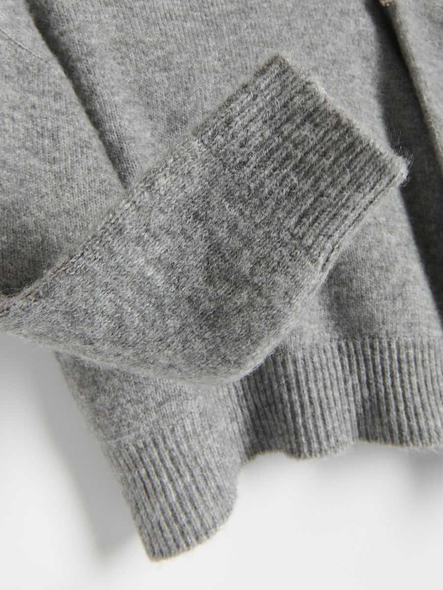 Sweater with studs - mid grey - RESERVED - 4