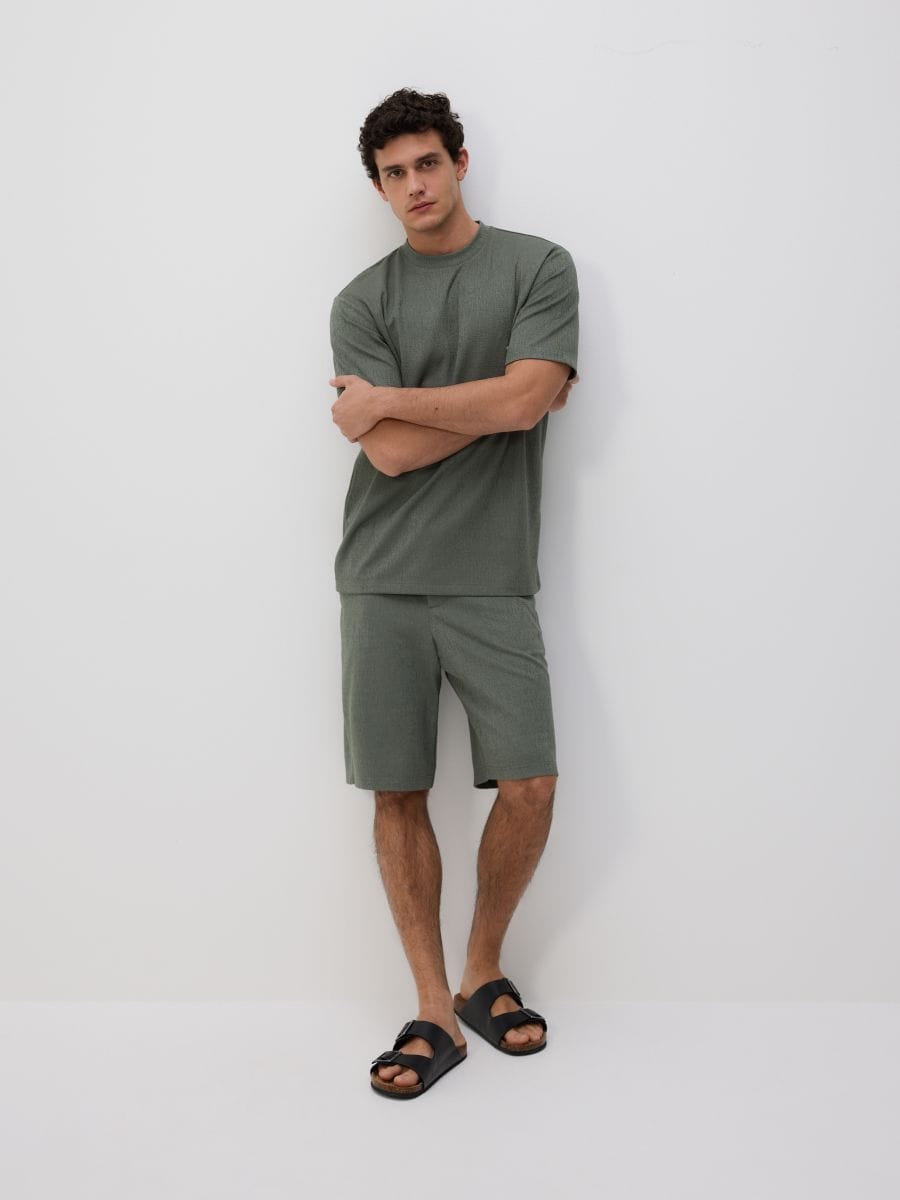 【mnem】Noda Adjust Bermuda Pants Running Half Tights With 7 Pockets | Bandit Running
