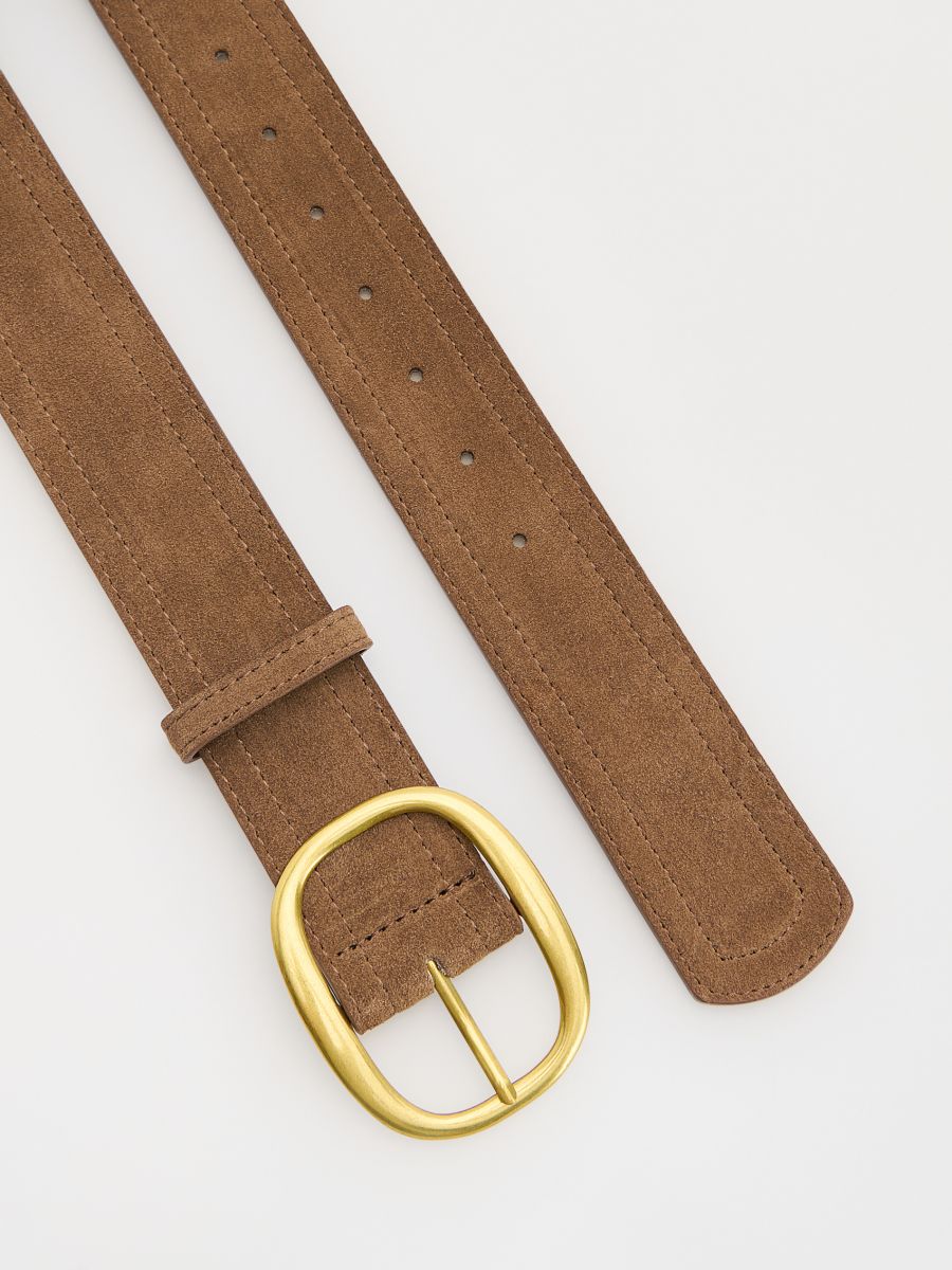 Cinto com fivela - CASTANHO DOURADO - RESERVED - 3