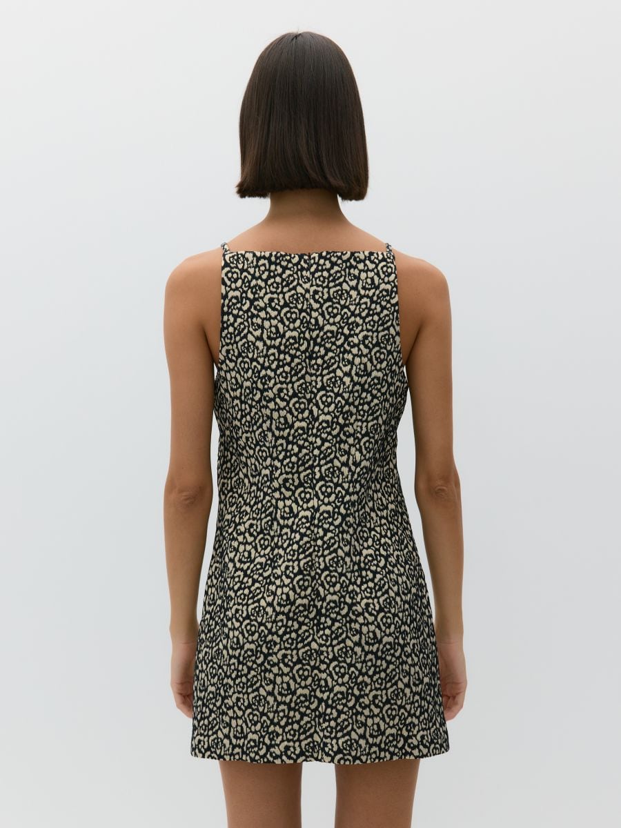 Jacquard pattern dress - multicolor - RESERVED - 4