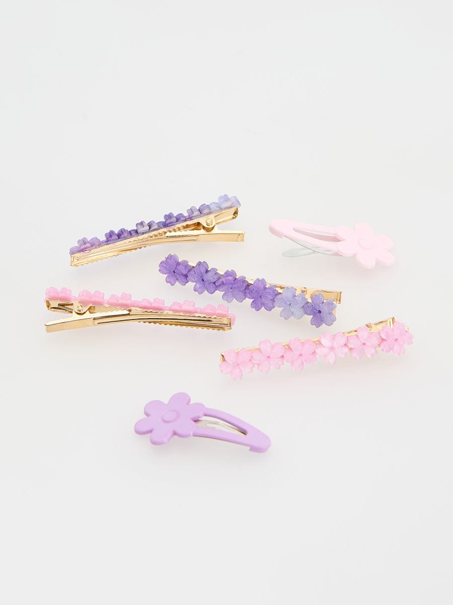 Set of 6 hairpins - multicolor - RESERVED - 2
