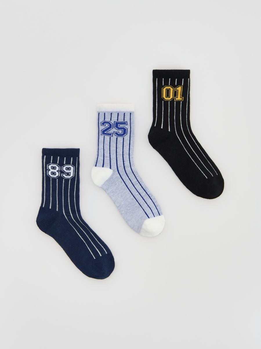 Socks 3 pack - navy - RESERVED