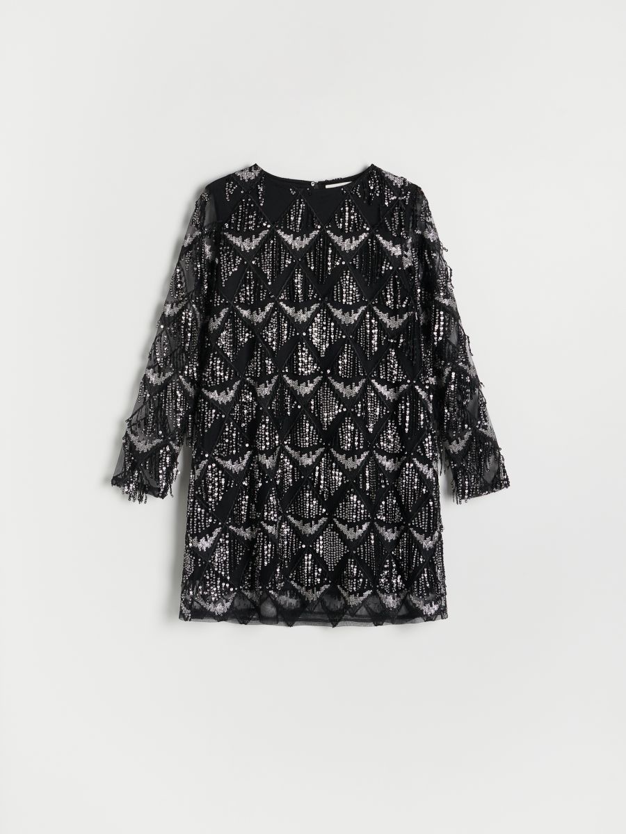 Robe à sequins - Multicolore - RESERVED - 3