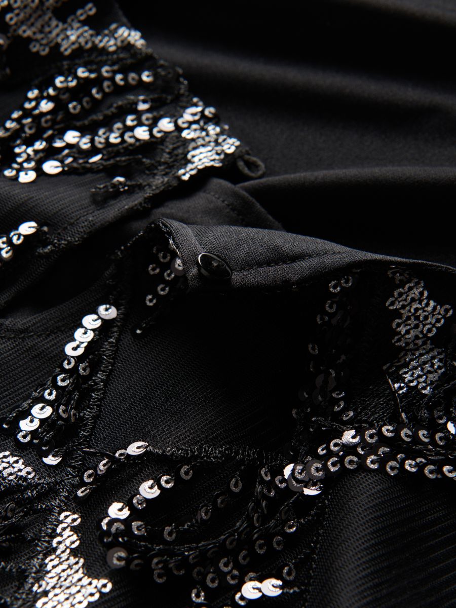 Robe à sequins - Multicolore - RESERVED - 6