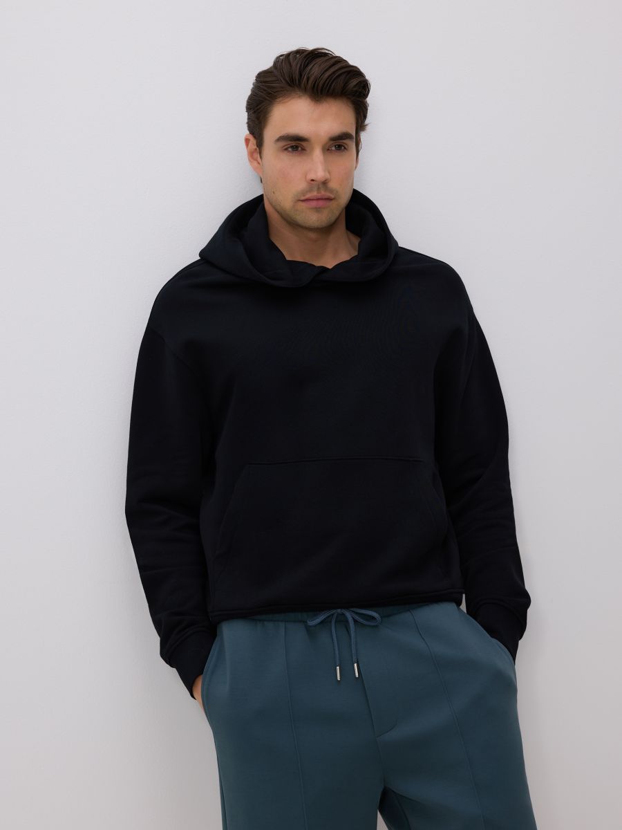 Comfort shorts with stitching - steel blue - RESERVED - 3