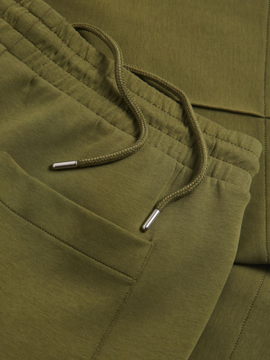 Comfort shorts with stitching - dusty green - RESERVED - 6