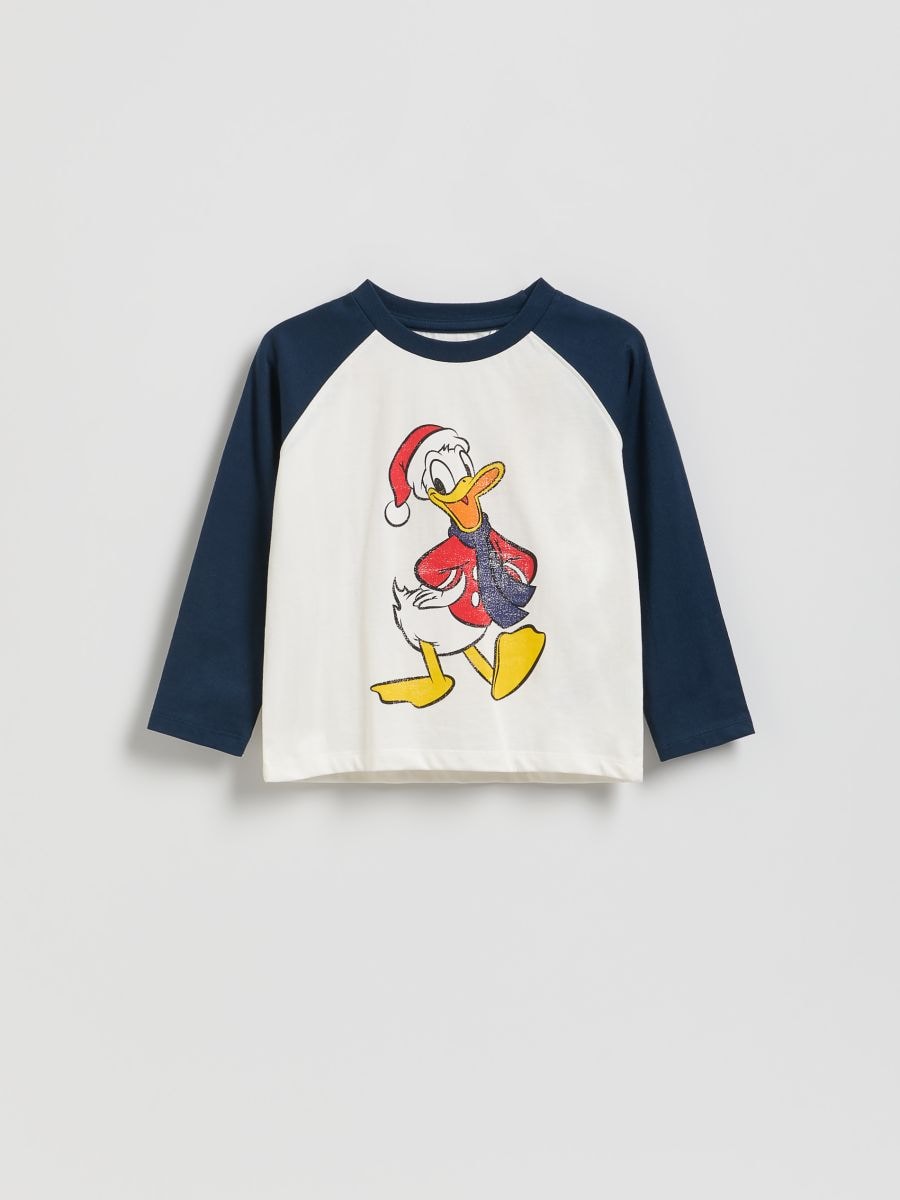 Langærmet T-shirt Donald Duck - creme - RESERVED