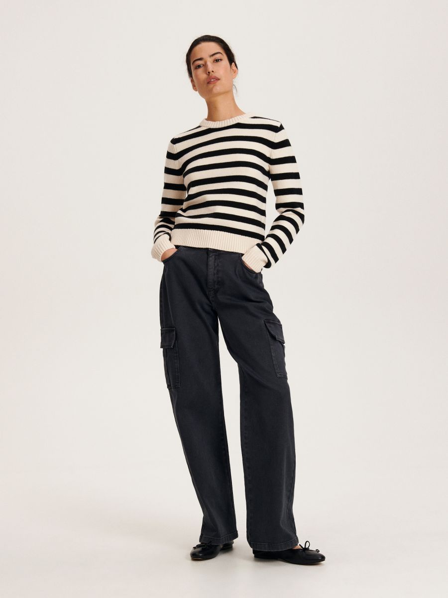 Stripe jumper - black - RESERVED - 2