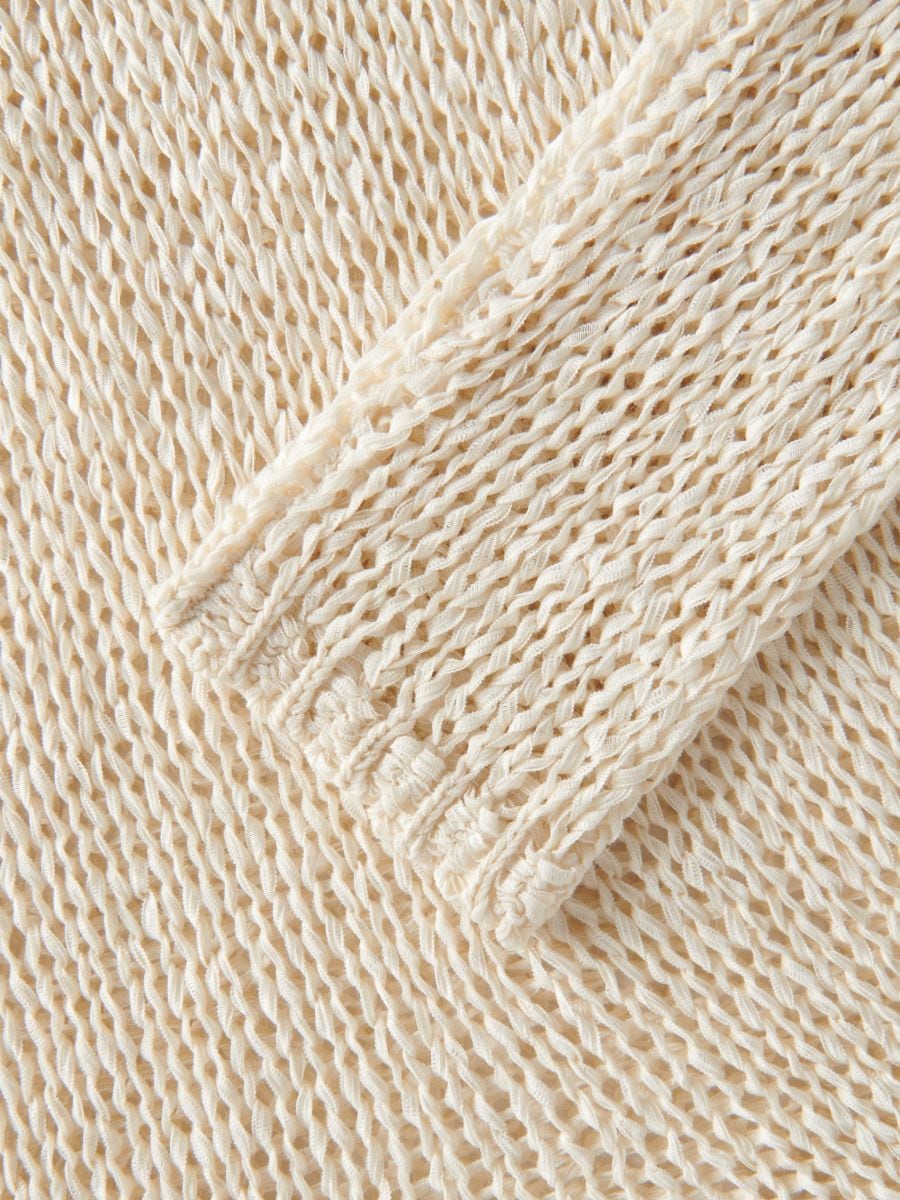 Jumper in loose knit - nude - RESERVED - 5