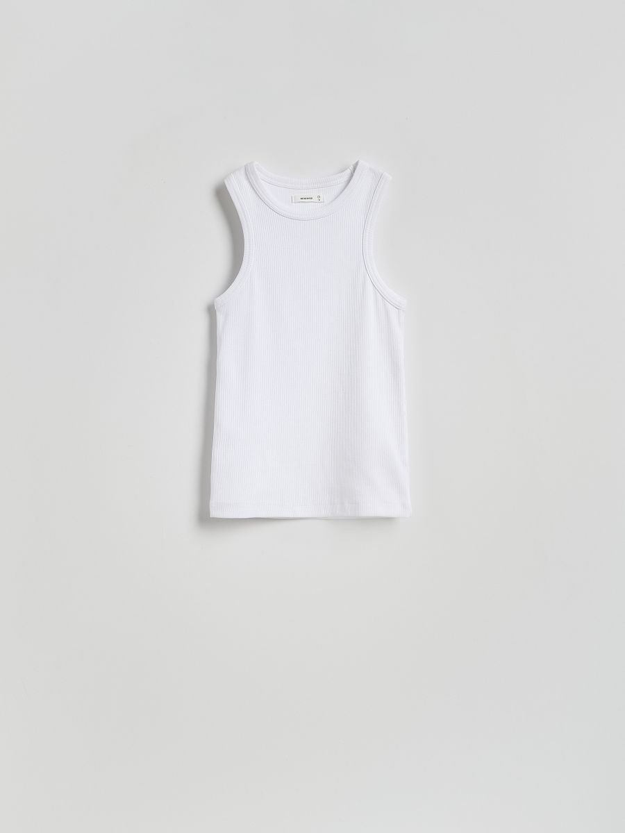 Cotton top - white - RESERVED